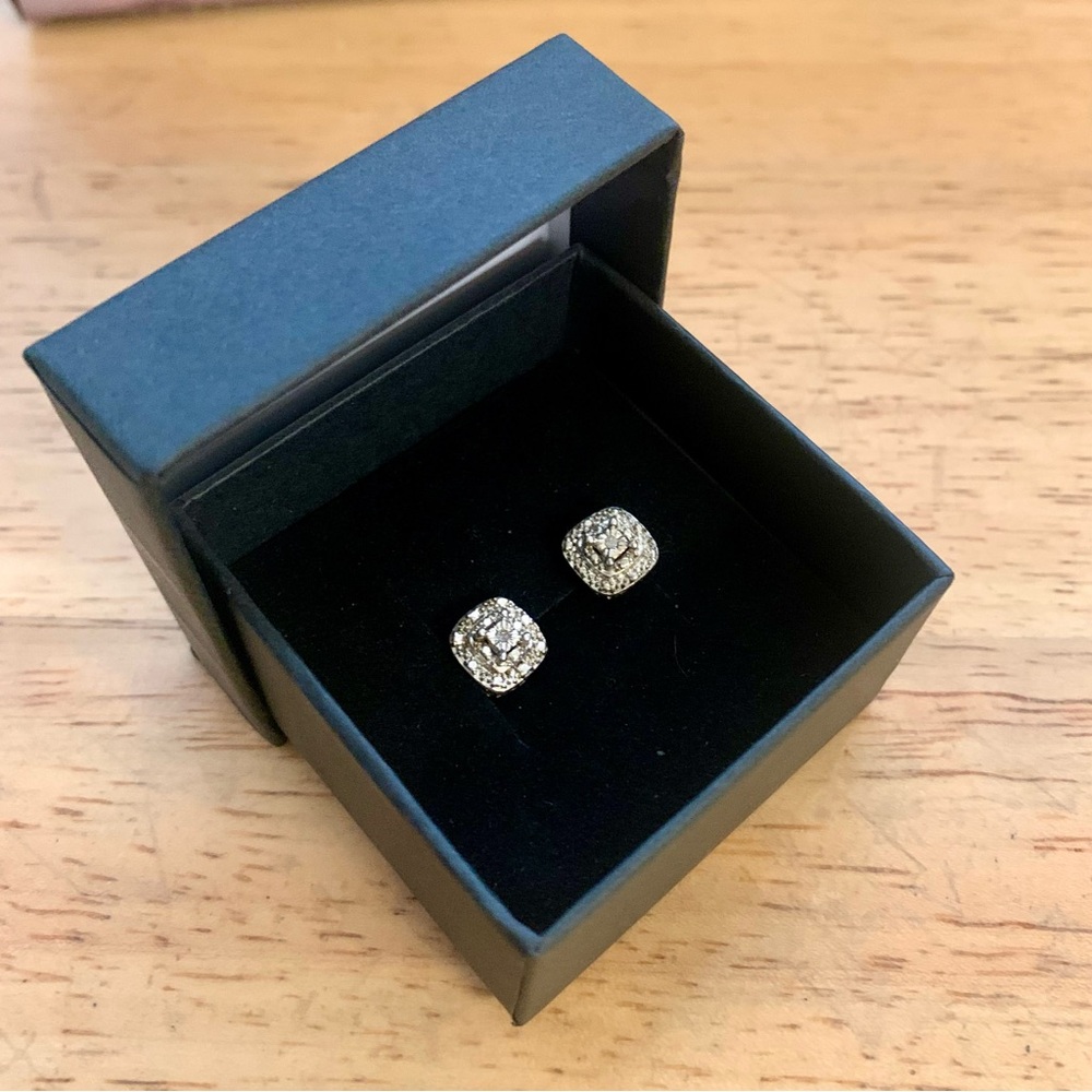 Sterling Silver Art Deco Earrings